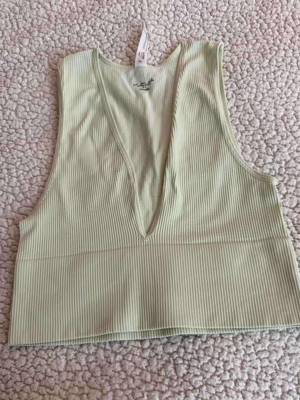 Out from under urban outfitters deep v neck crop tank